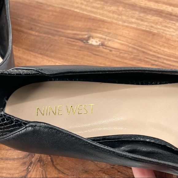 nine west evertono black heels size 8.5 - Picture 11 of 11